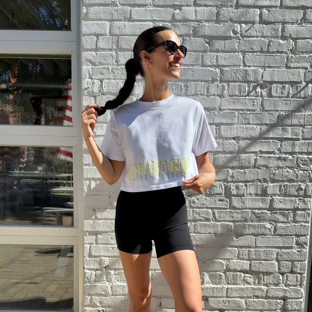Chicago Crop Tee