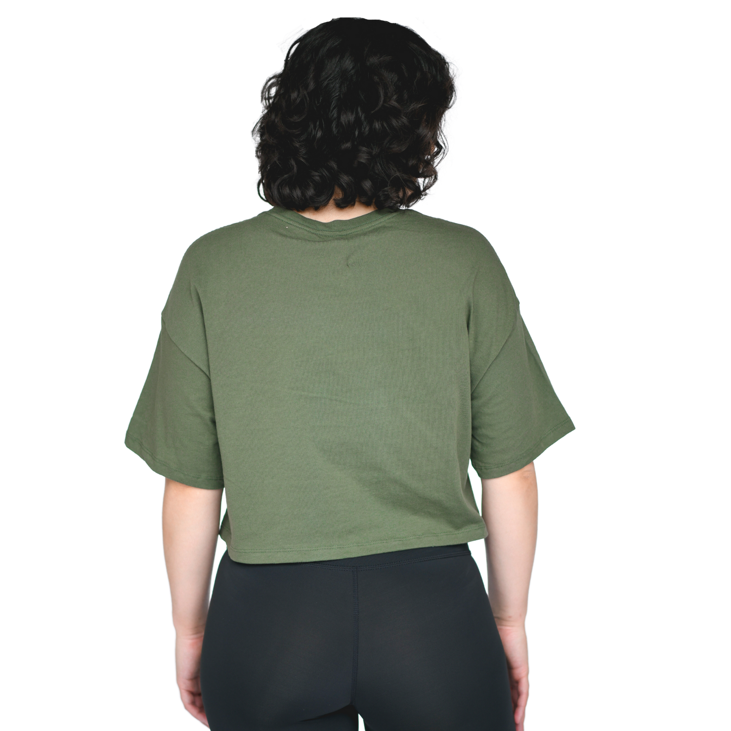 Studio Three Short Sleeve Crop Tee