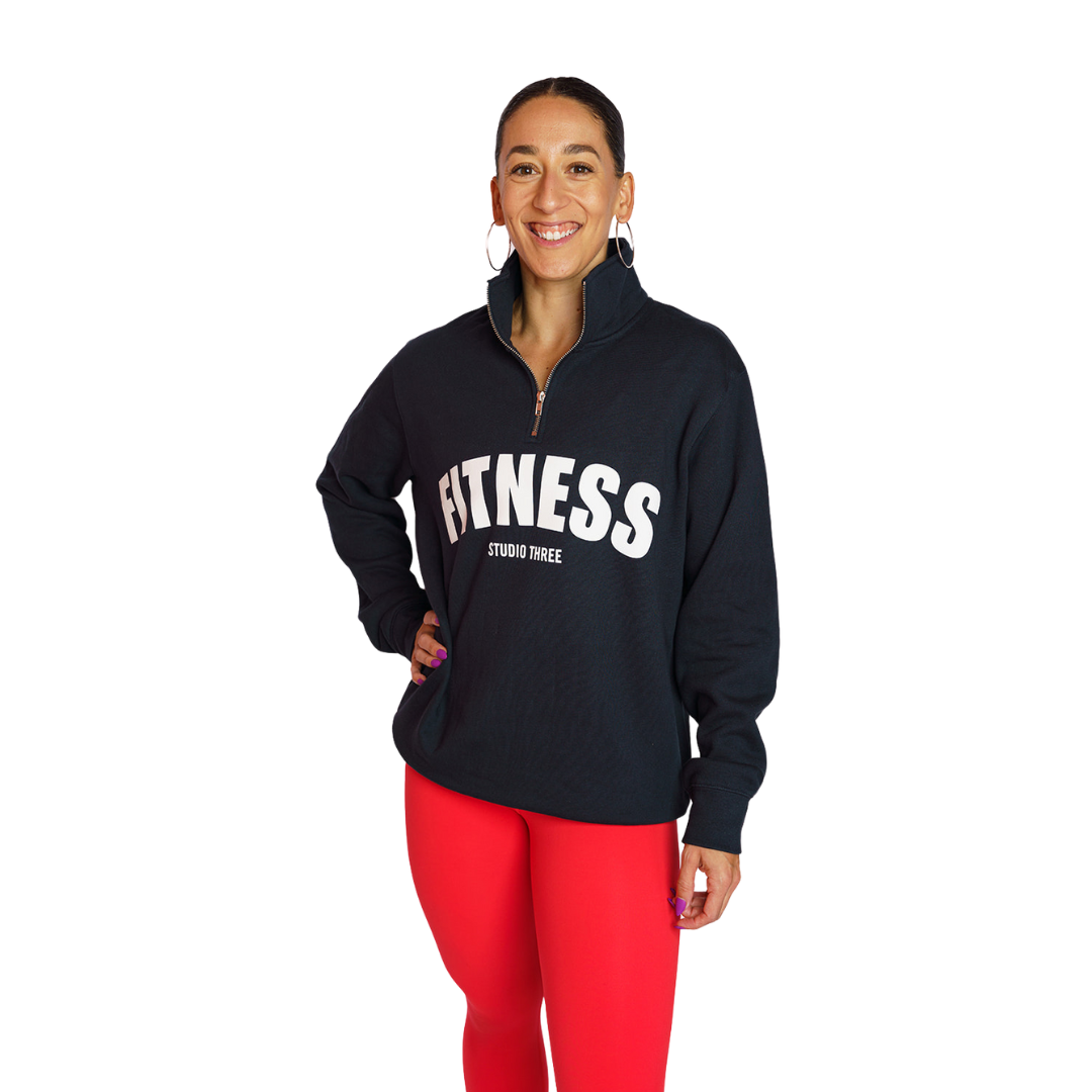 Fitness Quarter Zip Crew Sweatshirt