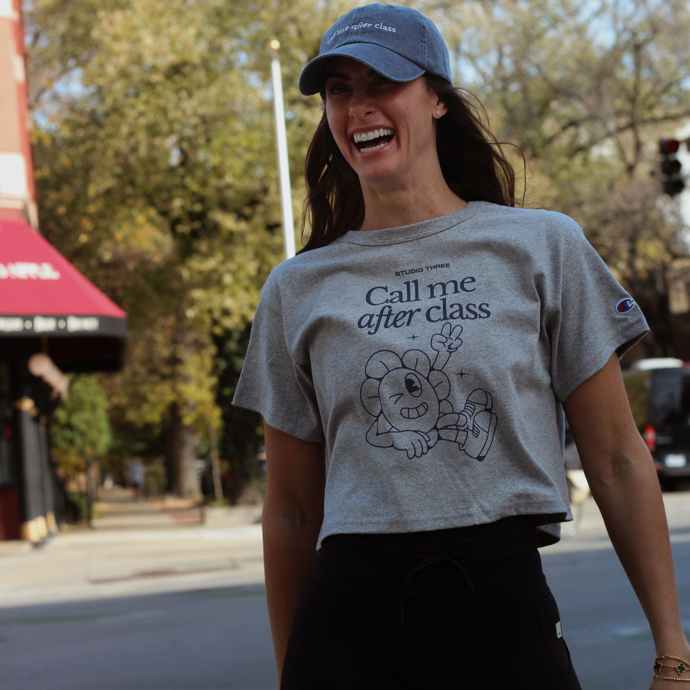 Call Me After Class Crop Tee
