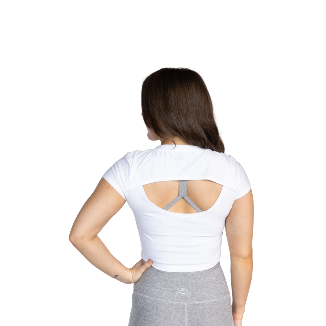 Beyond Yoga Feather Weight Cropped Tee